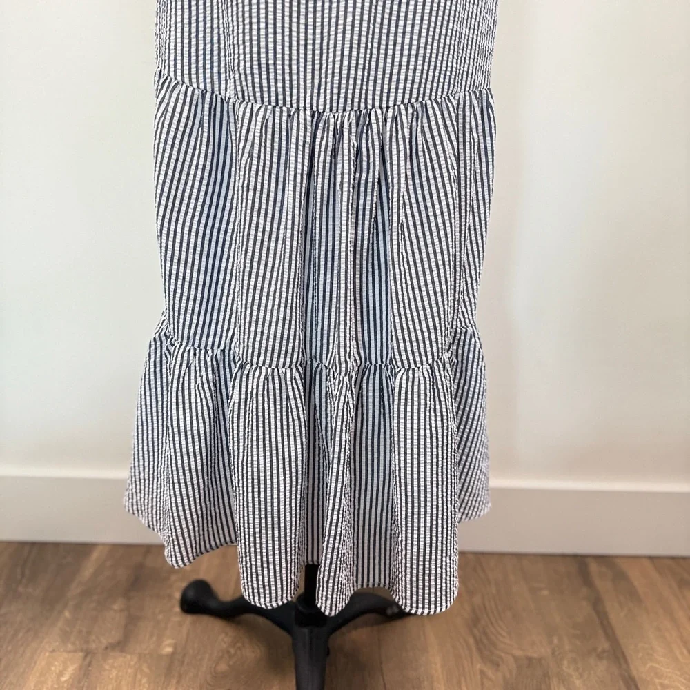 Hutch V-Neck Tiered Wrap Midi Dress - Picture 5 of 11